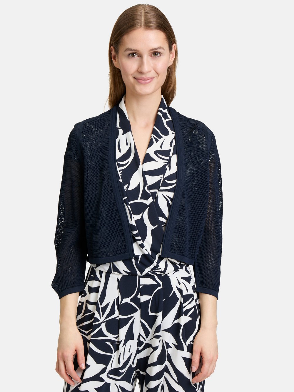 Betty Barclay Sommer-Strickjacke Damen Viskose blau, 46