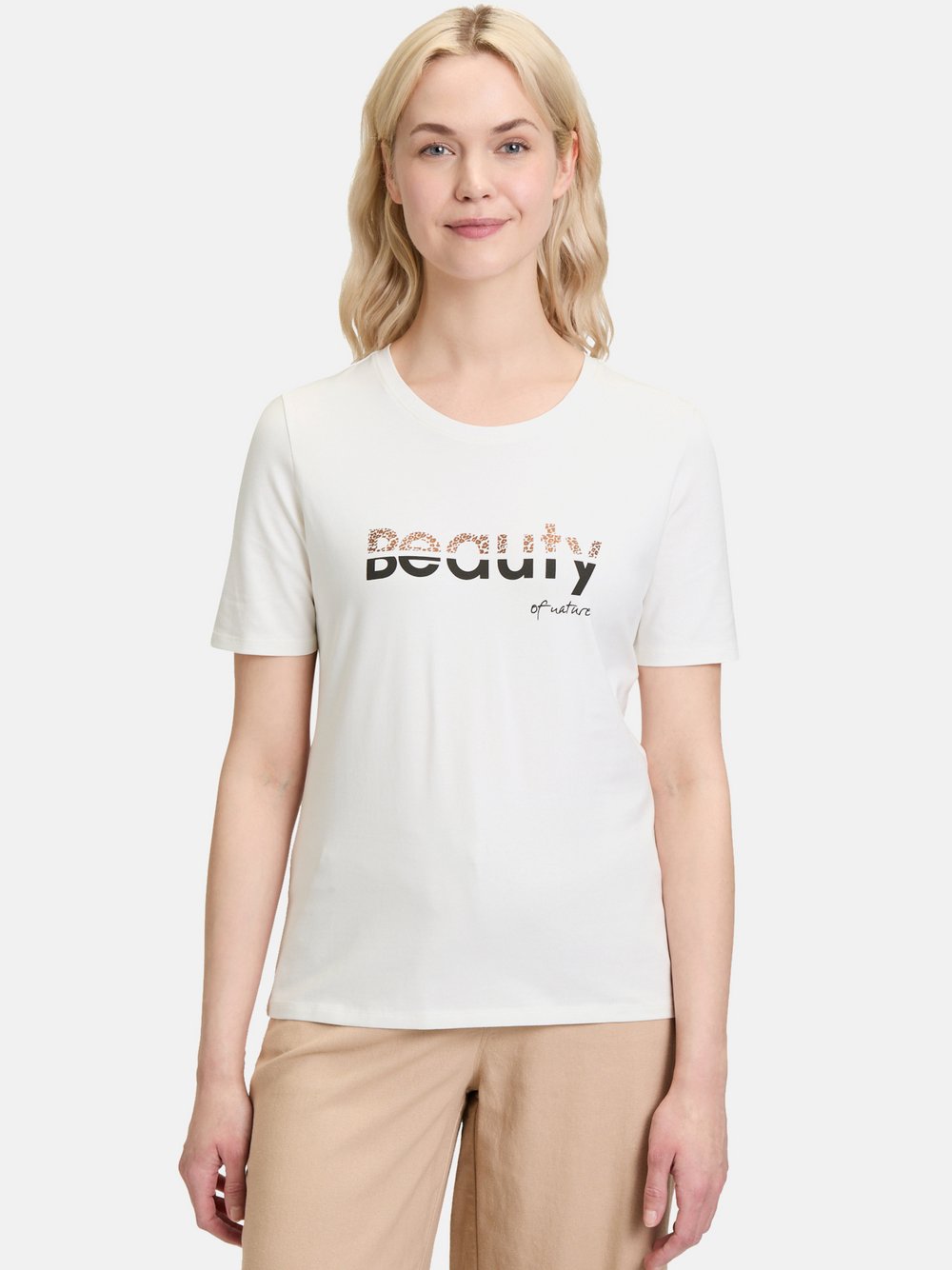 Thumbnail - Betty Barclay Basic Shirt Damen Baumwolle weiß bedruckt, 36