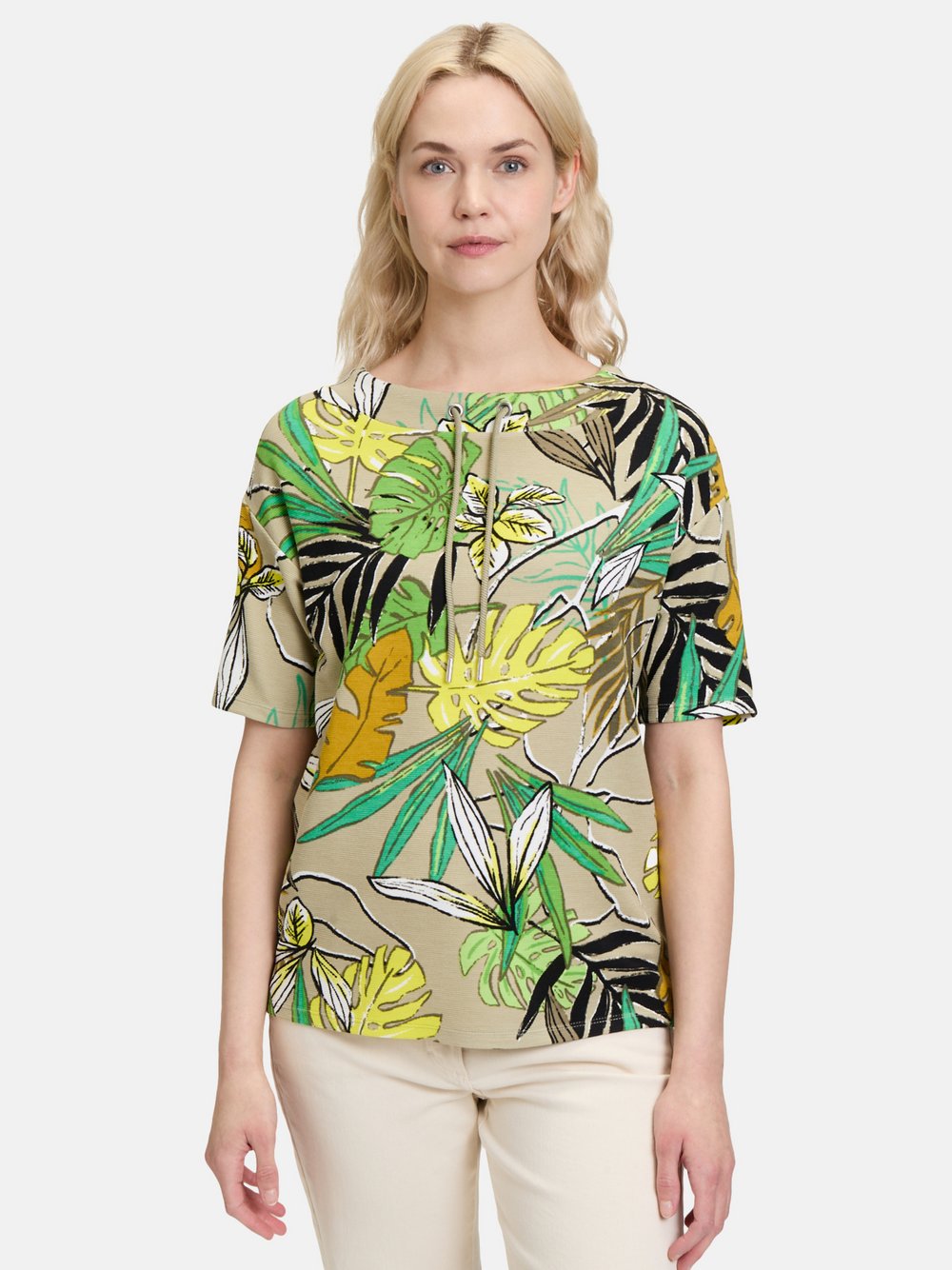 Betty Barclay Sweatshirt Damen grün bedruckt, 38
