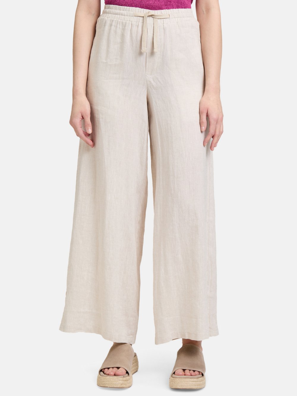 Cartoon Leinenhose Damen beige, 40