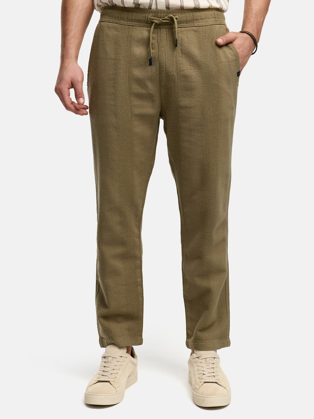 Indicode Hose Herren Baumwolle braun, L
