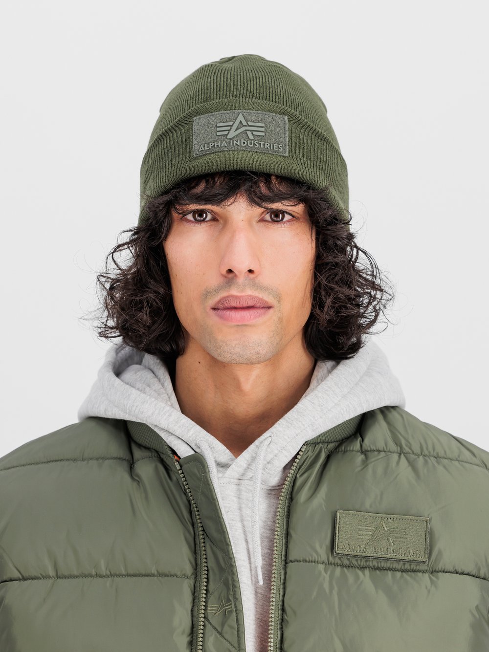 Alpha Industries Accessoires Kopfbedeckung Herren grün, ONE SIZE