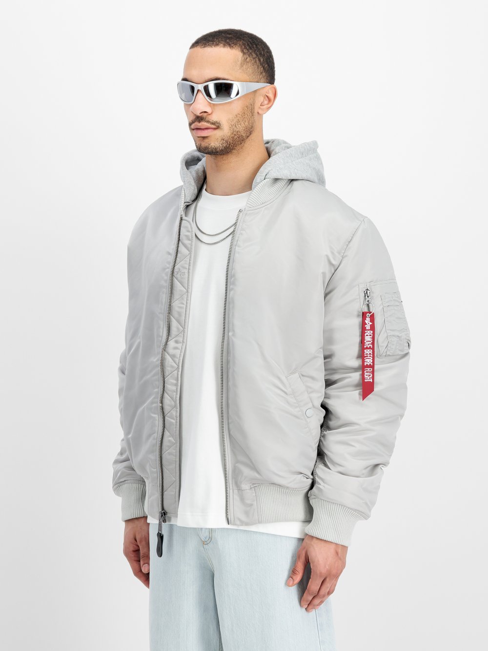 Thumbnail - Alpha Industries Bomberjacke Herren blau, M