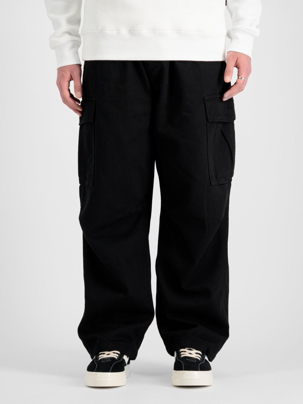 Thumbnail - Alpha Industries Hose Herren Baumwolle schwarz, 32