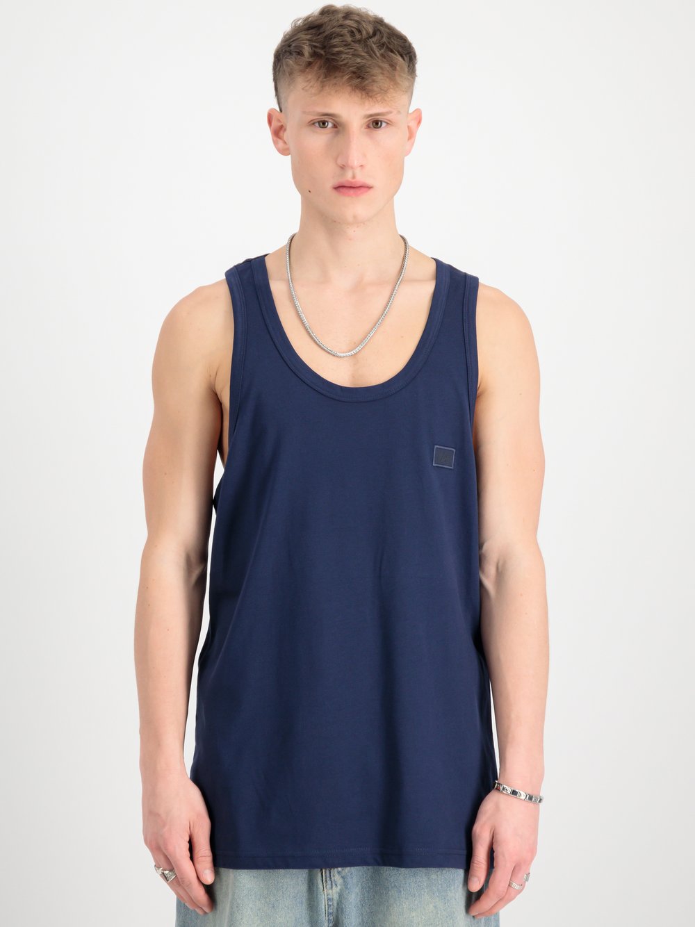 Alpha Industries Herren Herren Baumwolle blau, XL