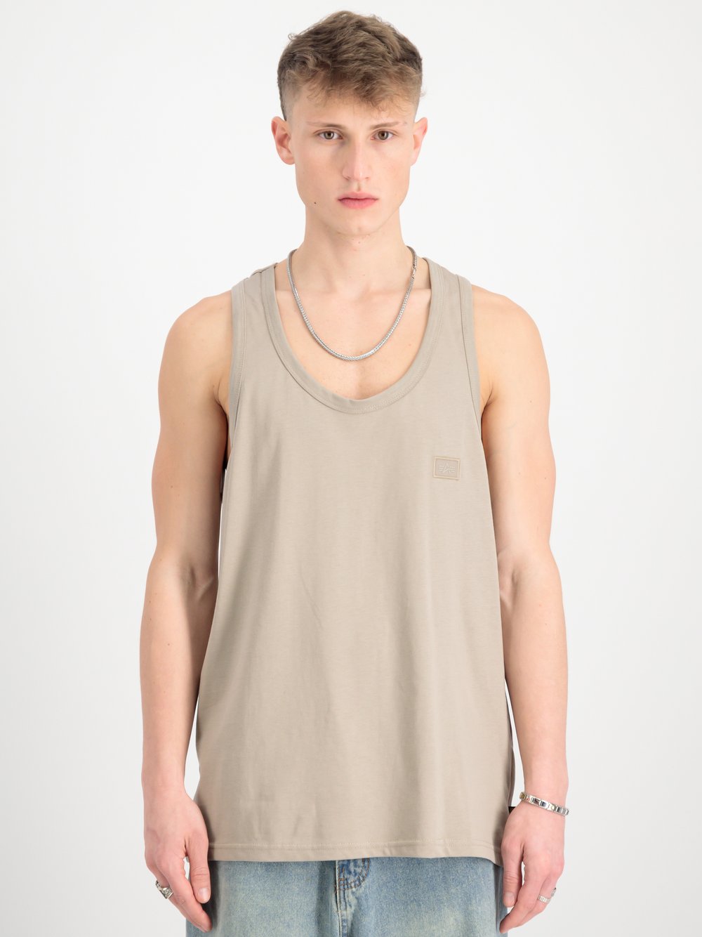 Alpha Industries Herren Herren Baumwolle beige, L