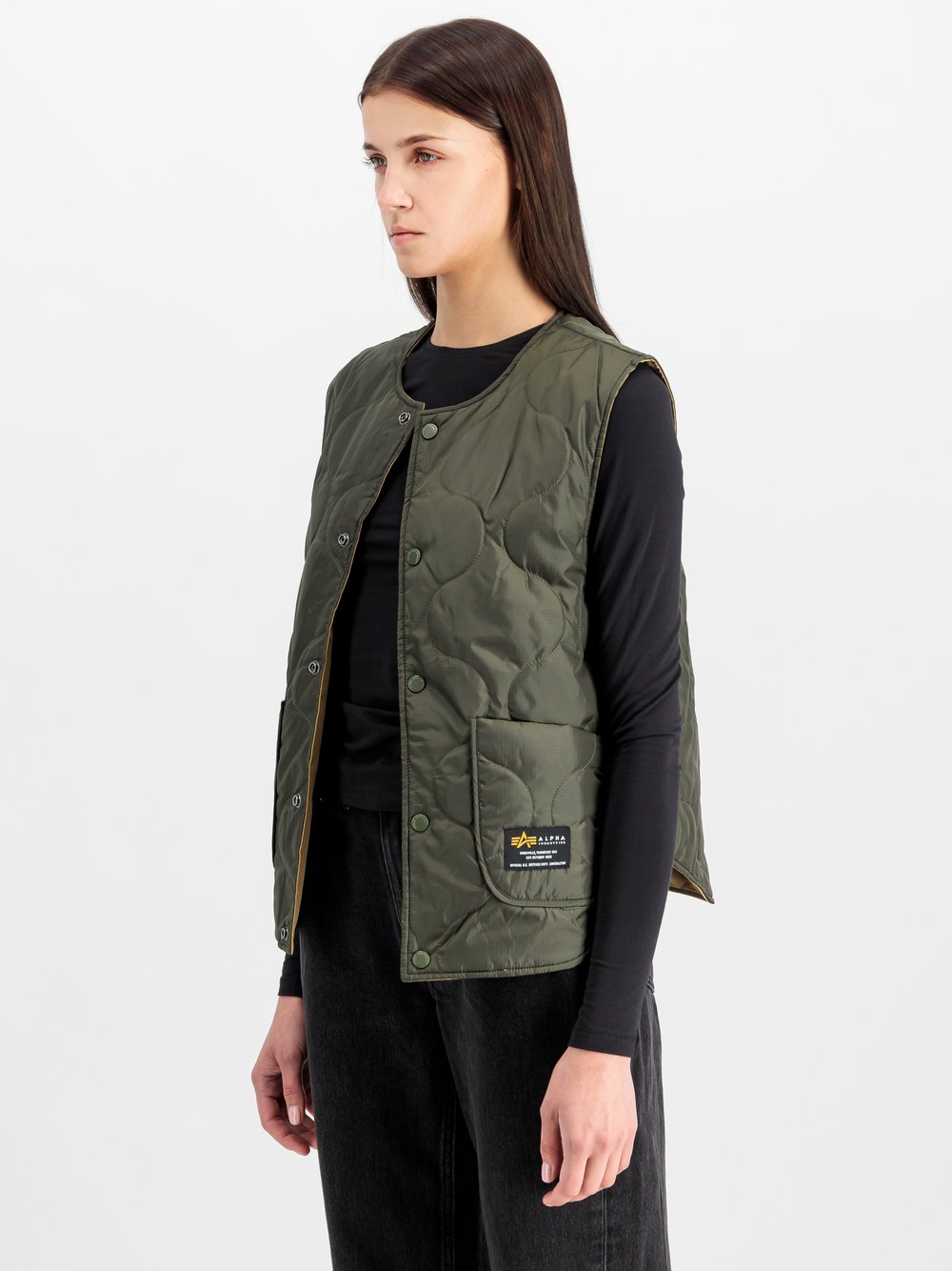 Alpha Industries Weste Damen grün, XS