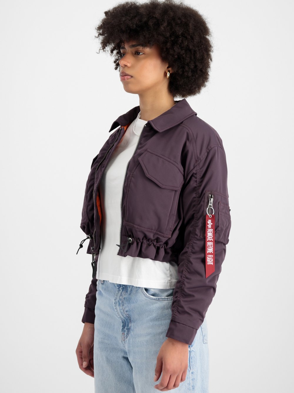 Thumbnail - Alpha Industries Feldjacke Damen lila, XS
