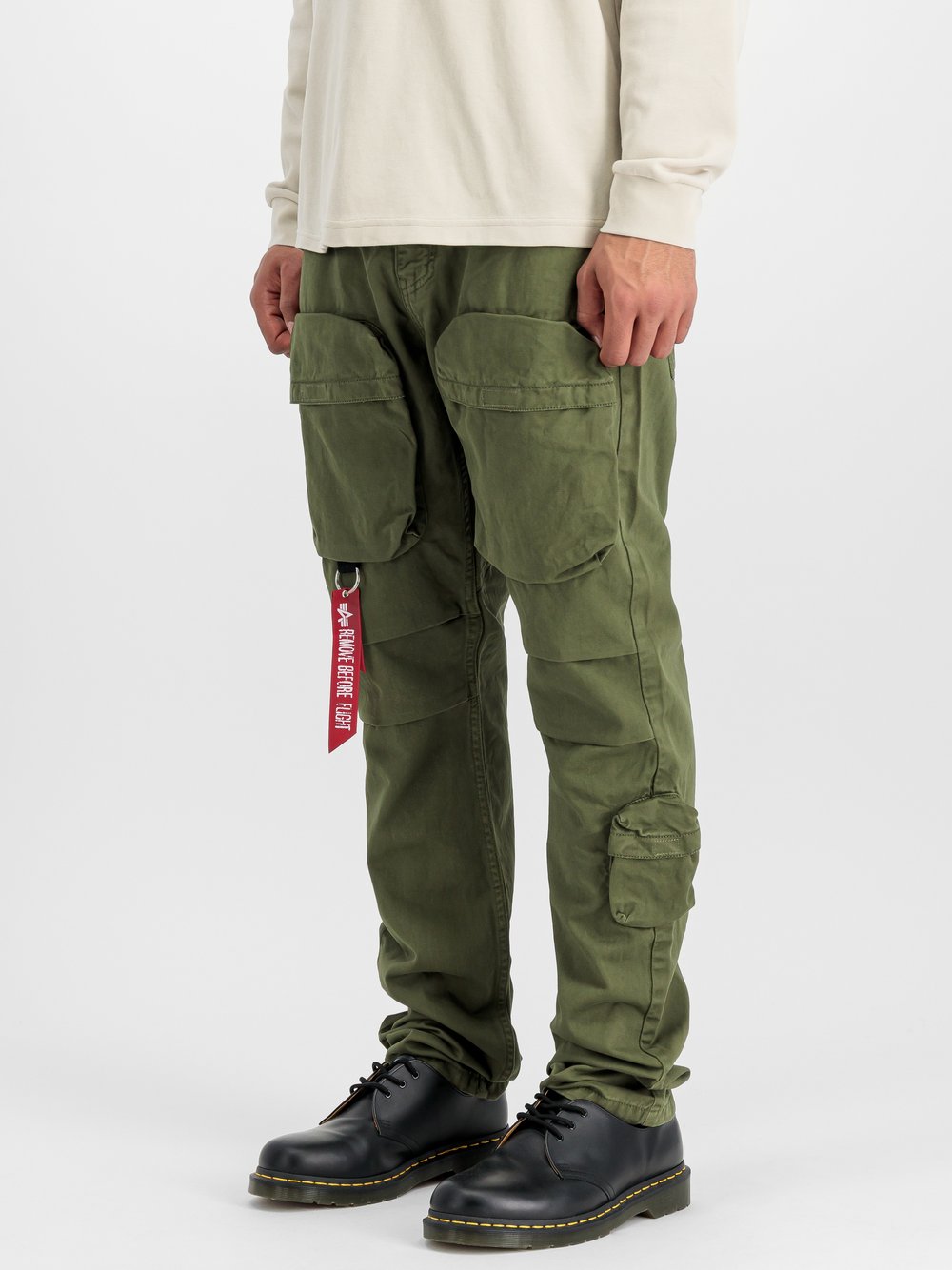 Alpha Industries Hose Herren Baumwolle grün, 33