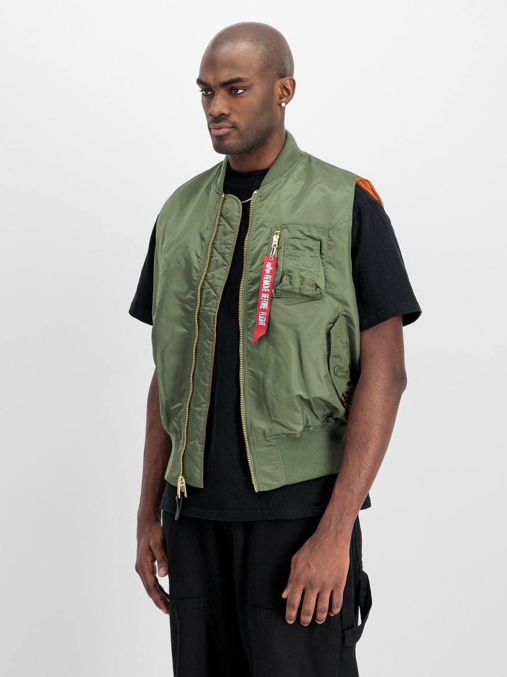Alpha Industries Weste Herren grün, M