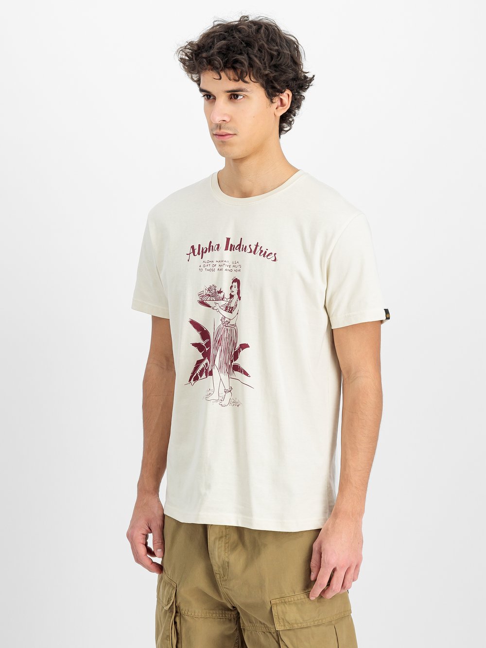 Alpha Industries T-Shirt Herren Baumwolle weiß, XXXL
