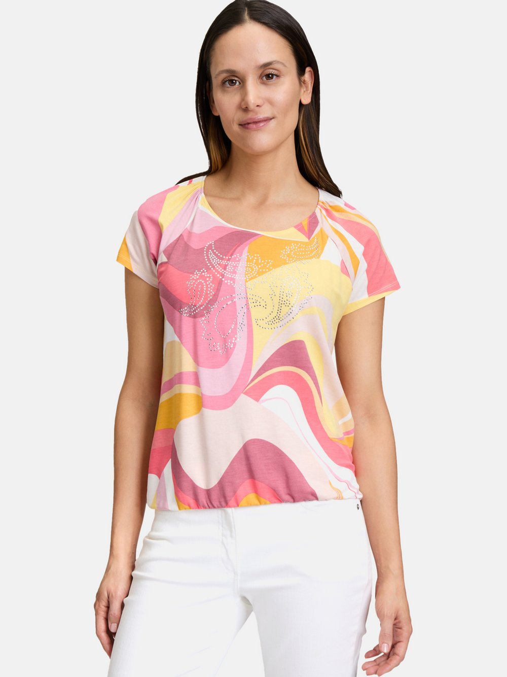 Betty Barclay Printshirt Damen Viskose rosa gemustert, 36