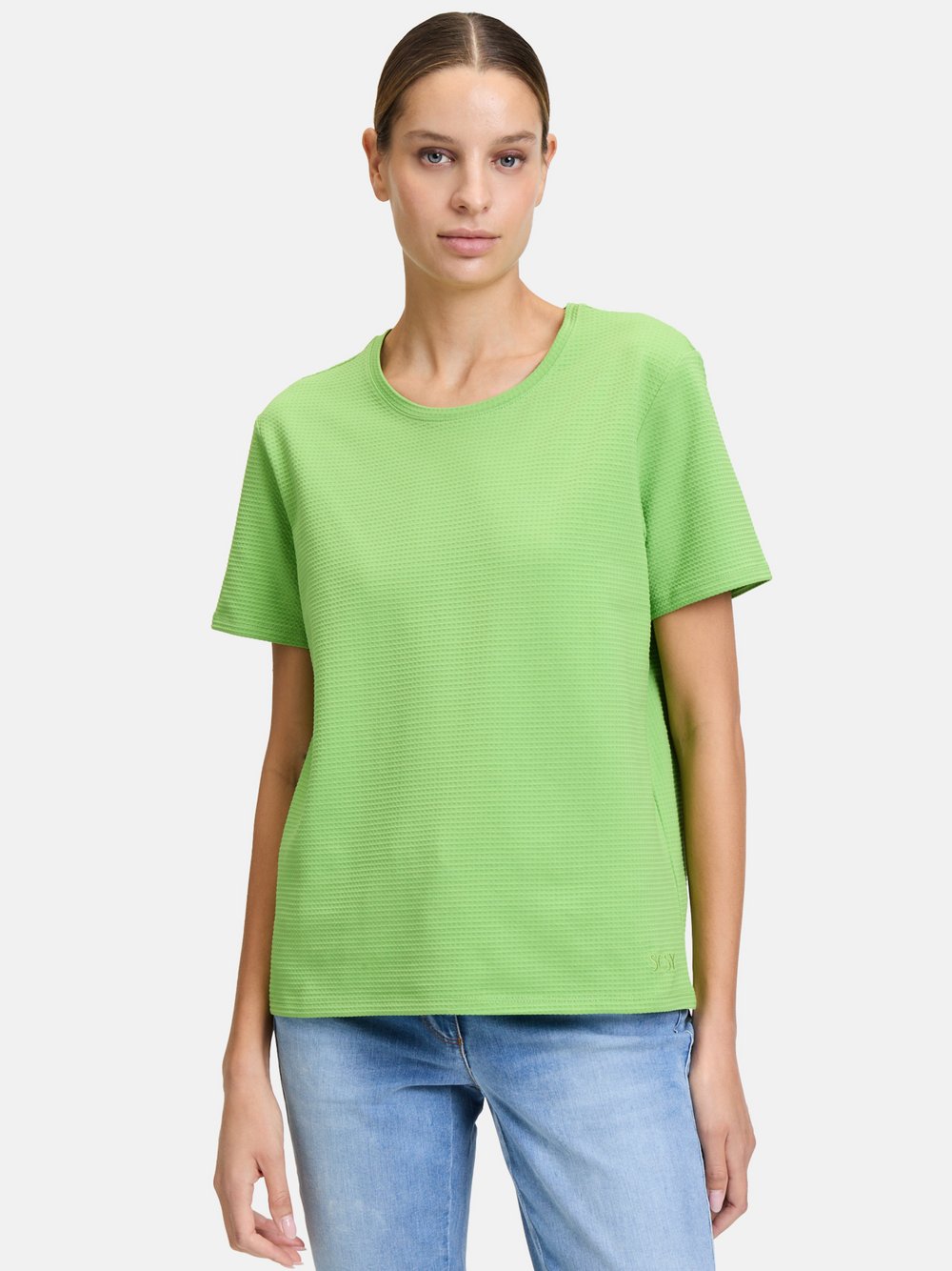 Betty Barclay Basic Shirt Damen Baumwolle grün, 36