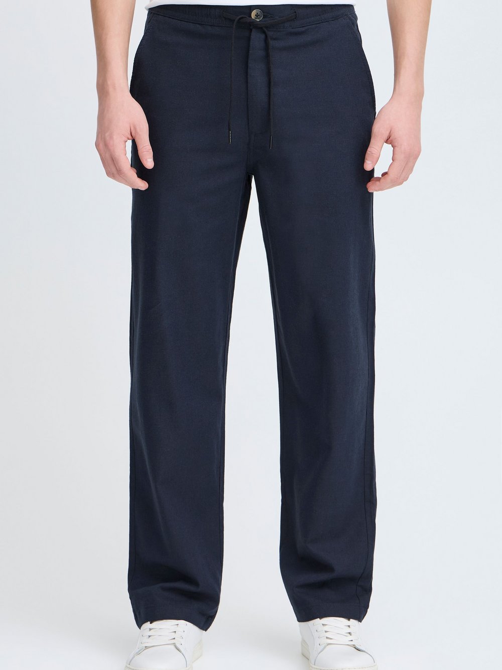 Kronstadt Chinohose Herren Baumwolle blau meliert, XL