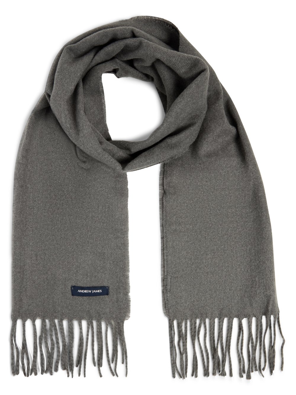 Andrew James Schal Herren grau meliert, ONE SIZE