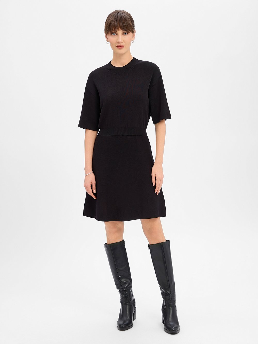 Samsøe Samsøe Strickkleid Satatiana Damen Viskose schwarz, XS