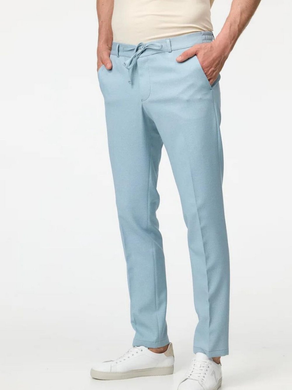 Zuitable Baukasten-Hose Herren Jersey blau gemustert, 90