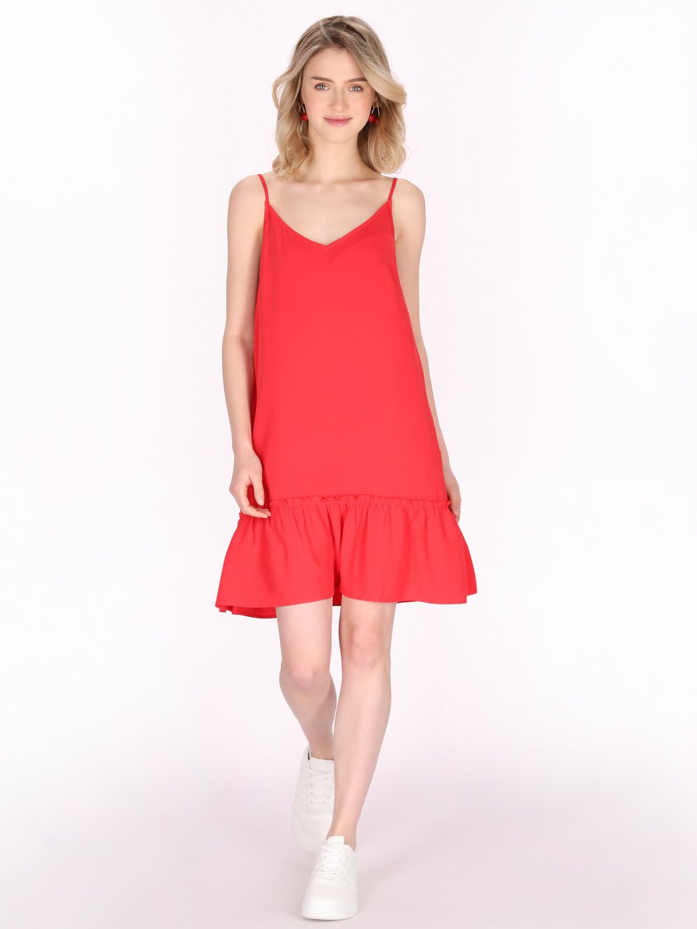 Thumbnail - MyMo Kleid Damen Viskose rot, XL