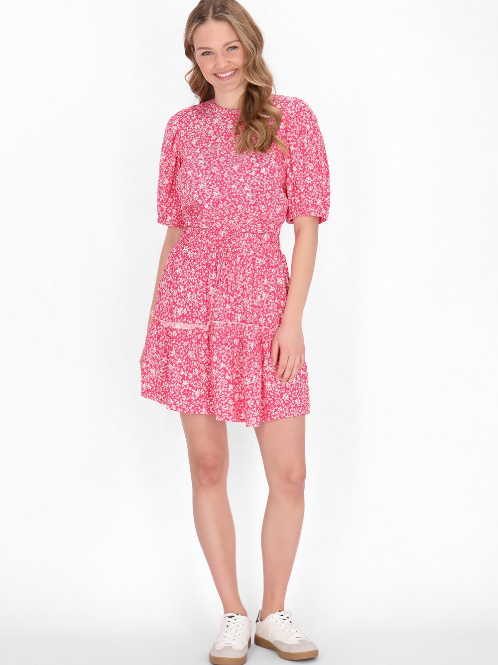 Thumbnail - MyMo Bluse Damen Viskose pink bedruckt, S