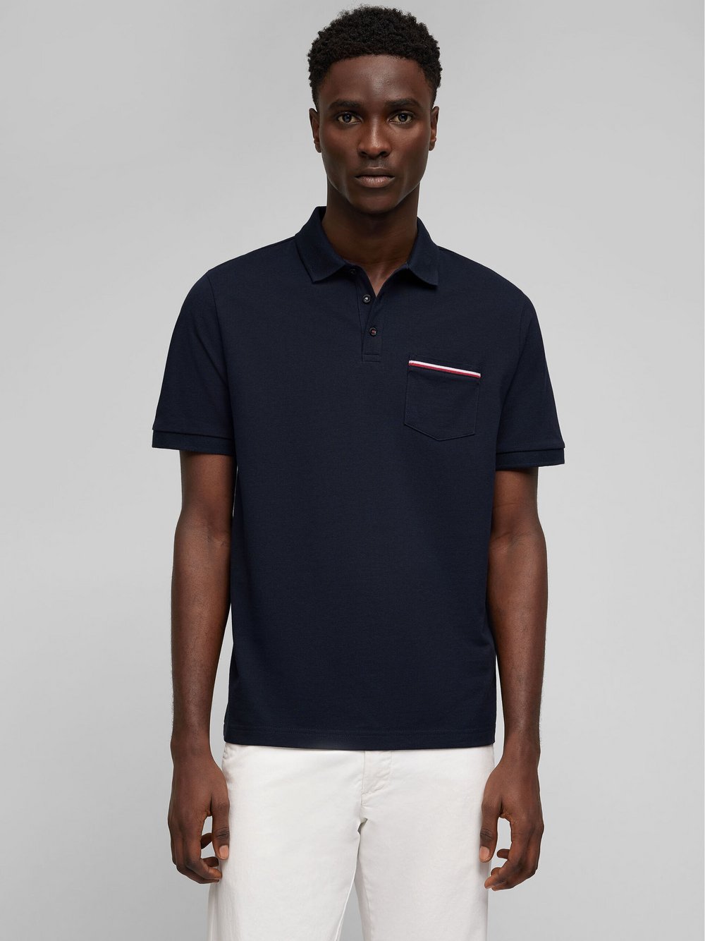 Thumbnail - Daniel Hechter Poloshirt Herren Baumwolle blau, XXXL