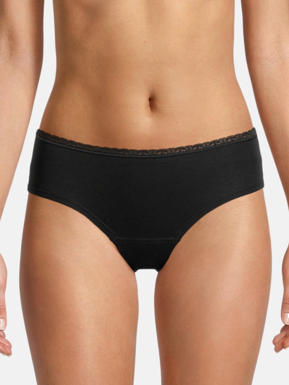 Thumbnail - con-ta Hipster Damen Modal schwarz, 42