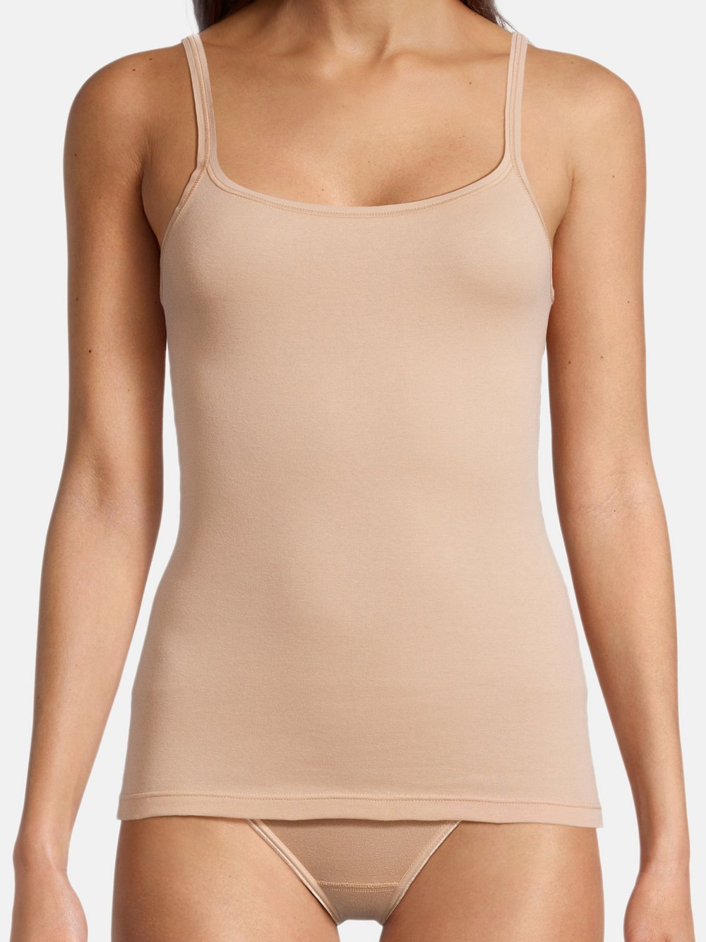 Thumbnail - con-ta Unterhemd Damen Baumwolle beige, 36