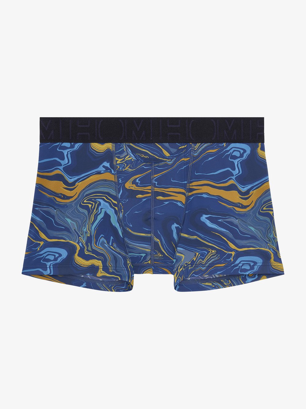 HOM Retro Boxer  Herren blau gemustert, XL