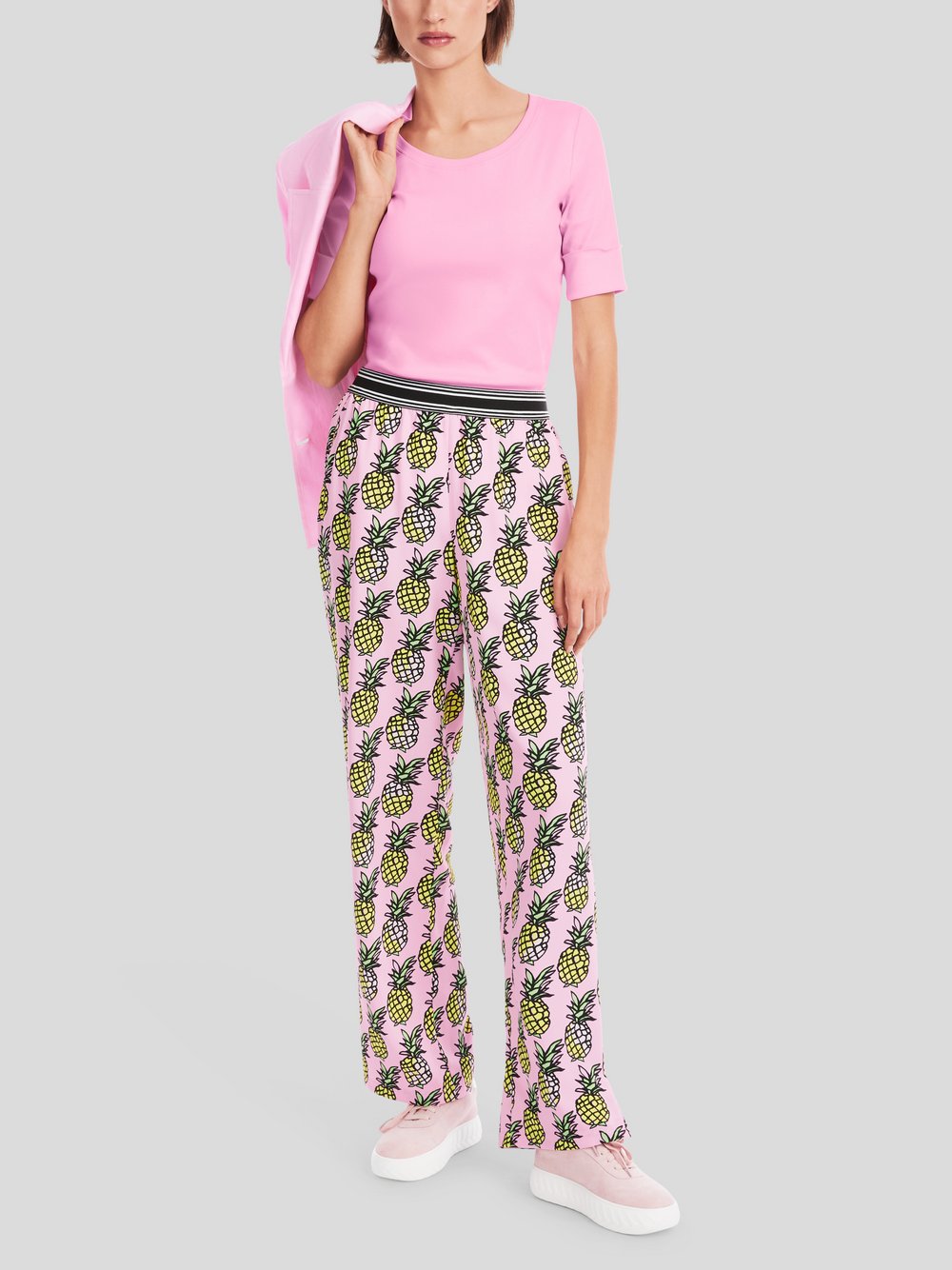 Marc Cain T-Shirt Damen Baumwolle pink, 38