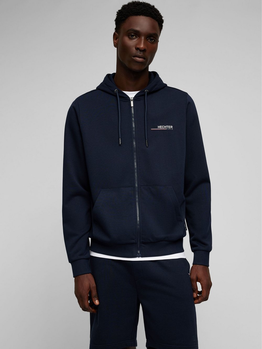 Thumbnail - Daniel Hechter Sweatjacke Herren Baumwolle blau, XXL