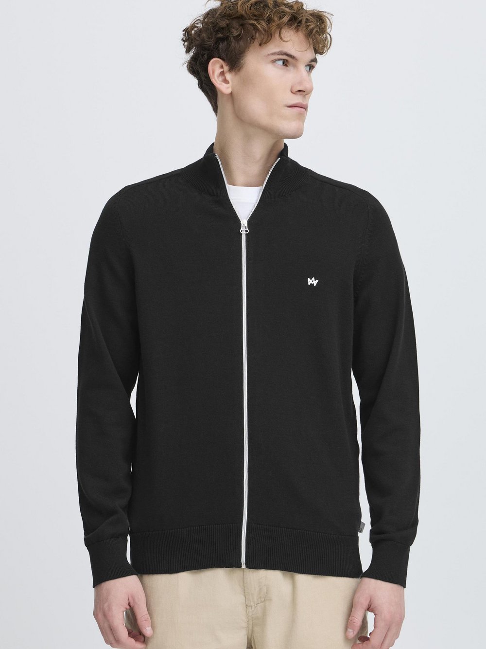 Thumbnail - Kronstadt Trainingsjacke Herren Baumwolle schwarz, M