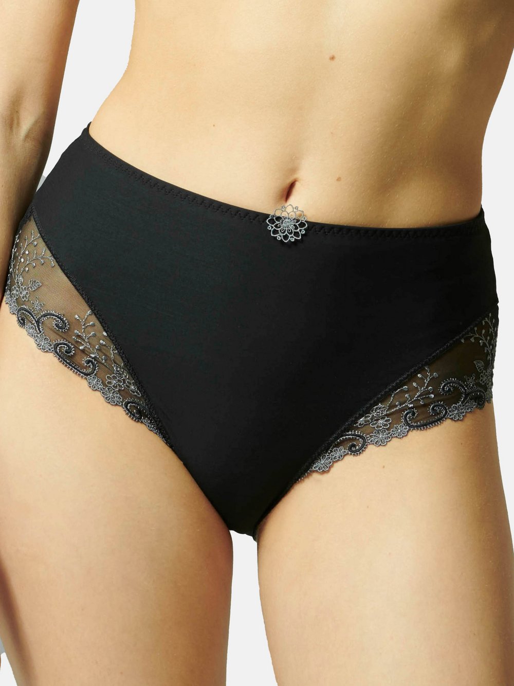 Simone Perele Taillen Slip Damen schwarz, XXXL