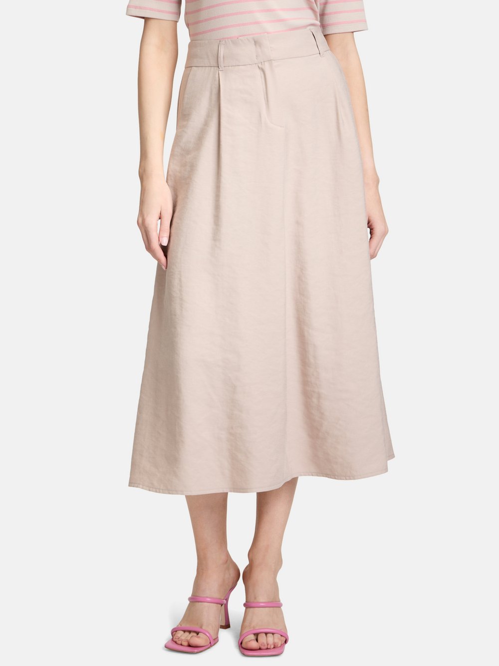 Betty Barclay A-Linien-Rock Damen Modal beige, 44