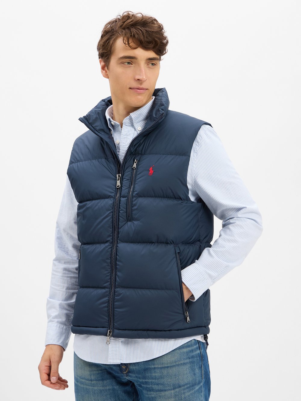 Polo Ralph Lauren Daunen-Steppweste Herren blau, M