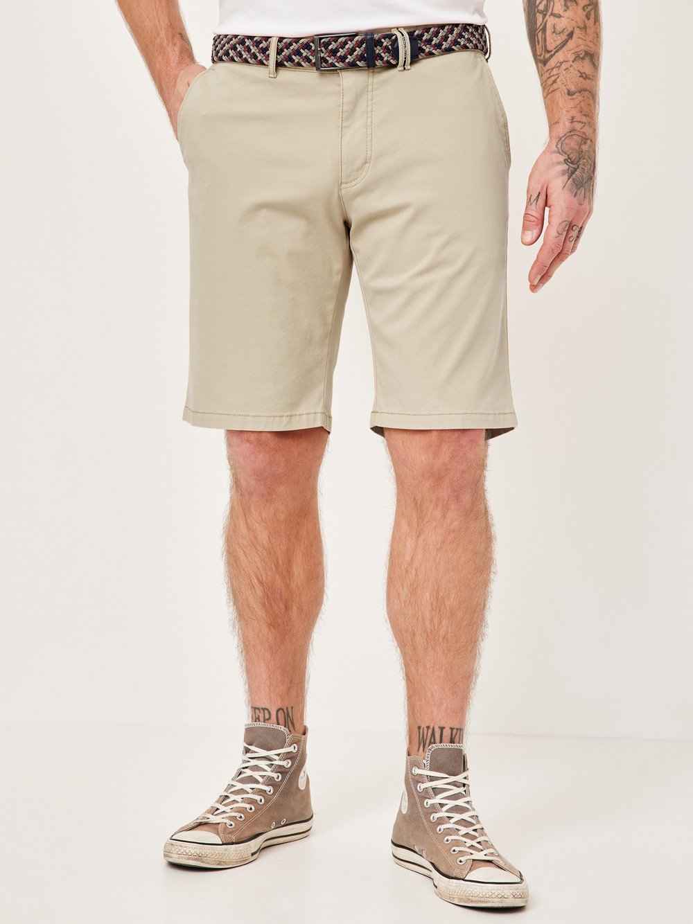 Thumbnail - Redpoint Bermuda Herren Baumwolle beige, 62