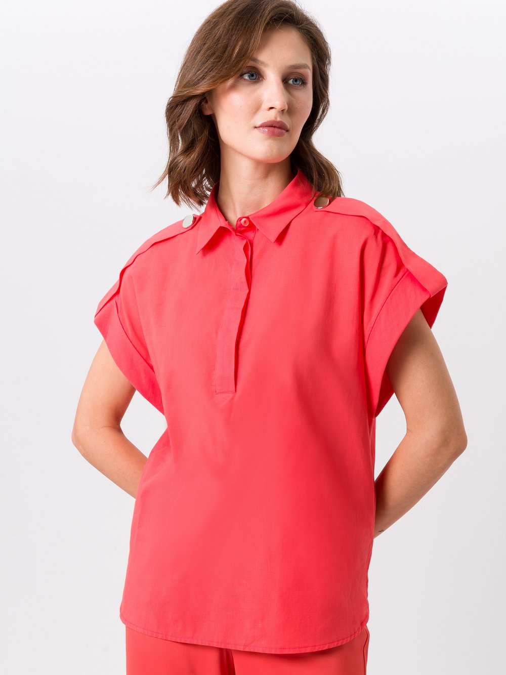 TUZZI Bluse Damen Baumwolle rot, 34