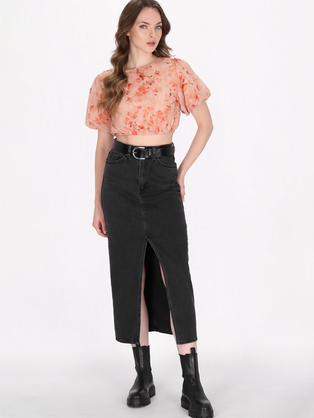 Dreimaster Bluse Damen rosa bedruckt, L