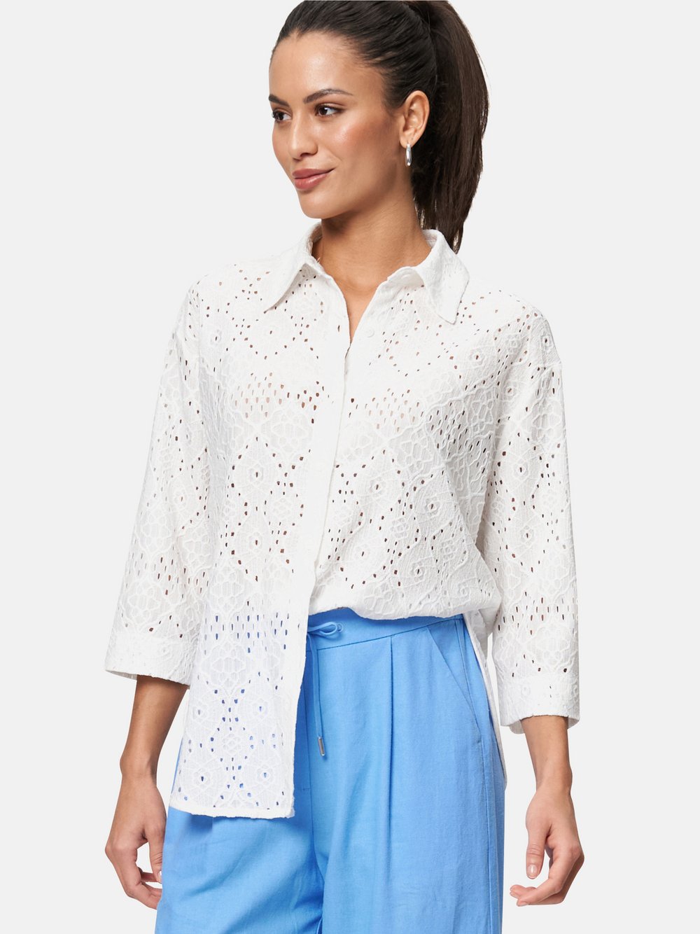 zero Hemdbluse Damen weiß, 36