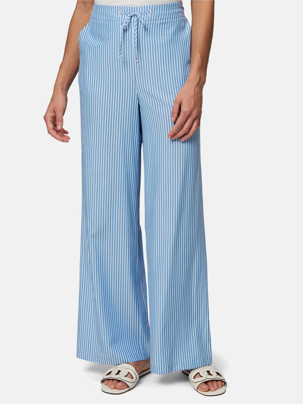 zero Hose Damen blau gestreift, 34