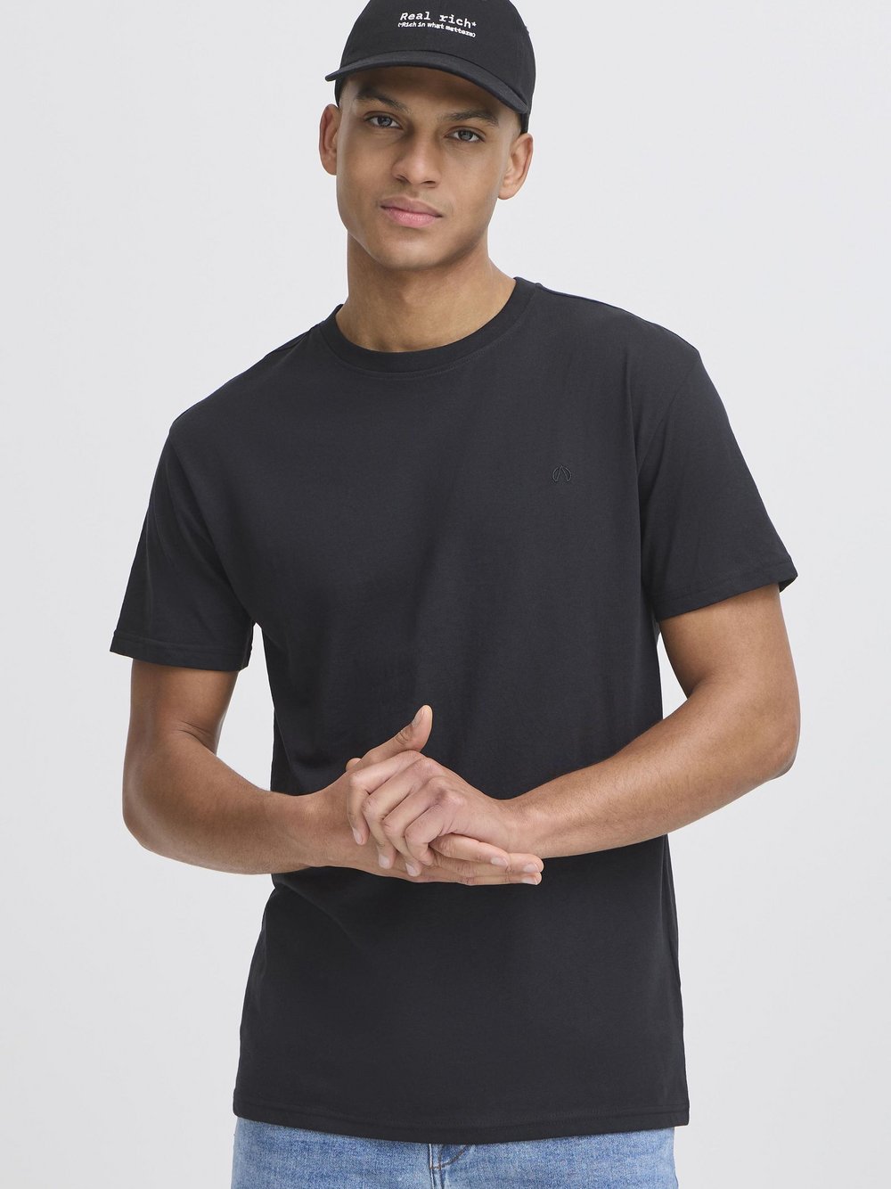 North Bend Rundhalsshirt Herren Baumwolle schwarz, XXL