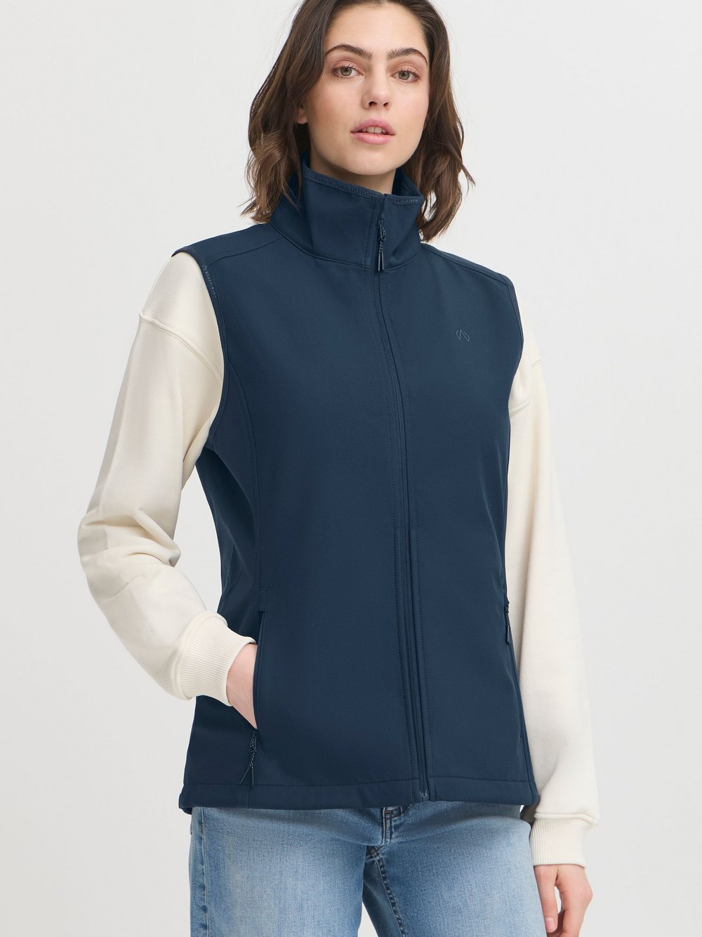 North Bend Softshellweste Damen blau, 46