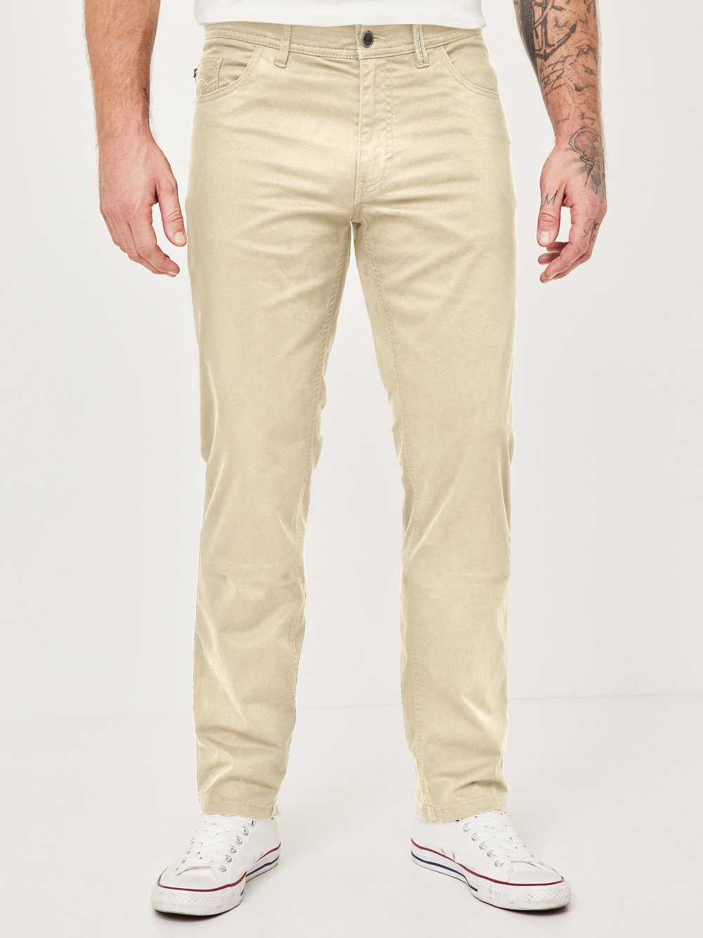 Thumbnail - Redpoint 5-Pocket Hose Herren Baumwolle beige, 31-30