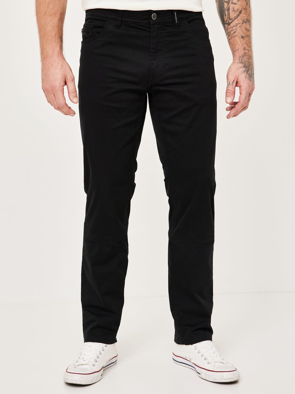Thumbnail - Redpoint 5-Pocket Hose Herren Baumwolle schwarz, 54-32