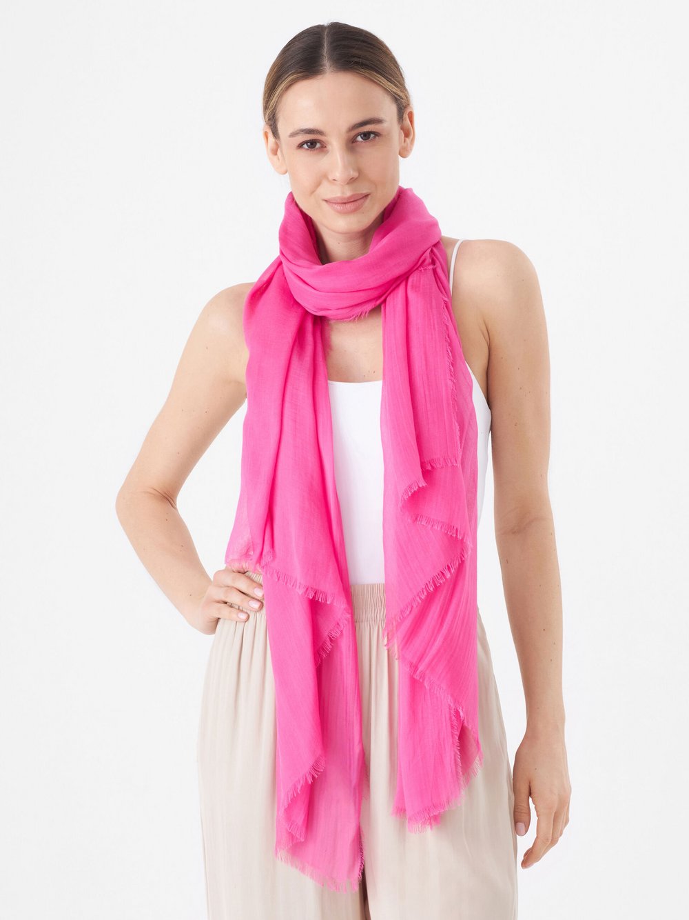 Thumbnail - Codello Schal Damen Viskose pink, ONE SIZE