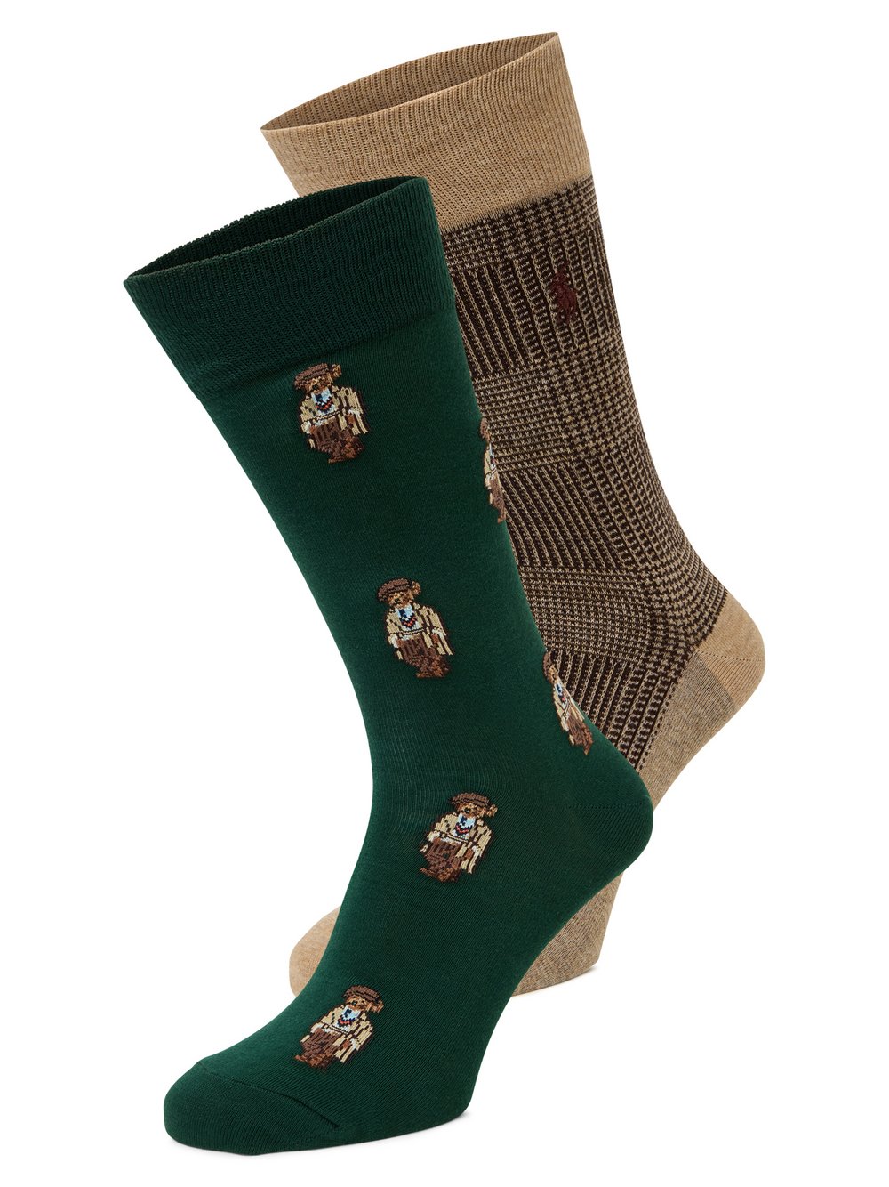 Polo Ralph Lauren Socken im 2er-Pack Herren Baumwolle mehrfarbig gemustert, ONE SIZE