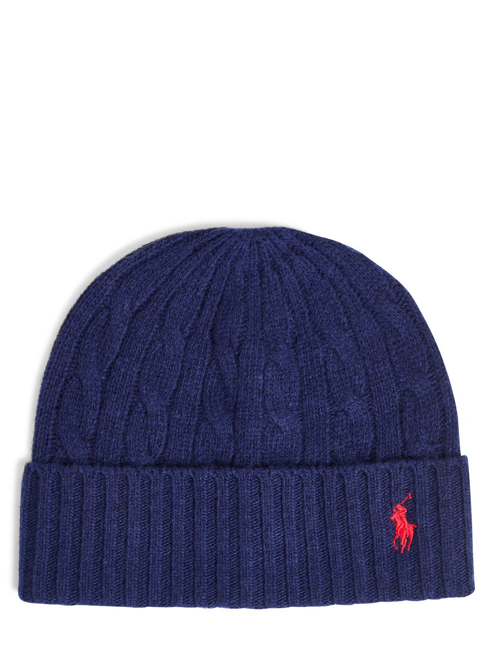 Polo Ralph Lauren Beanie Herren Wolle blau, ONE SIZE