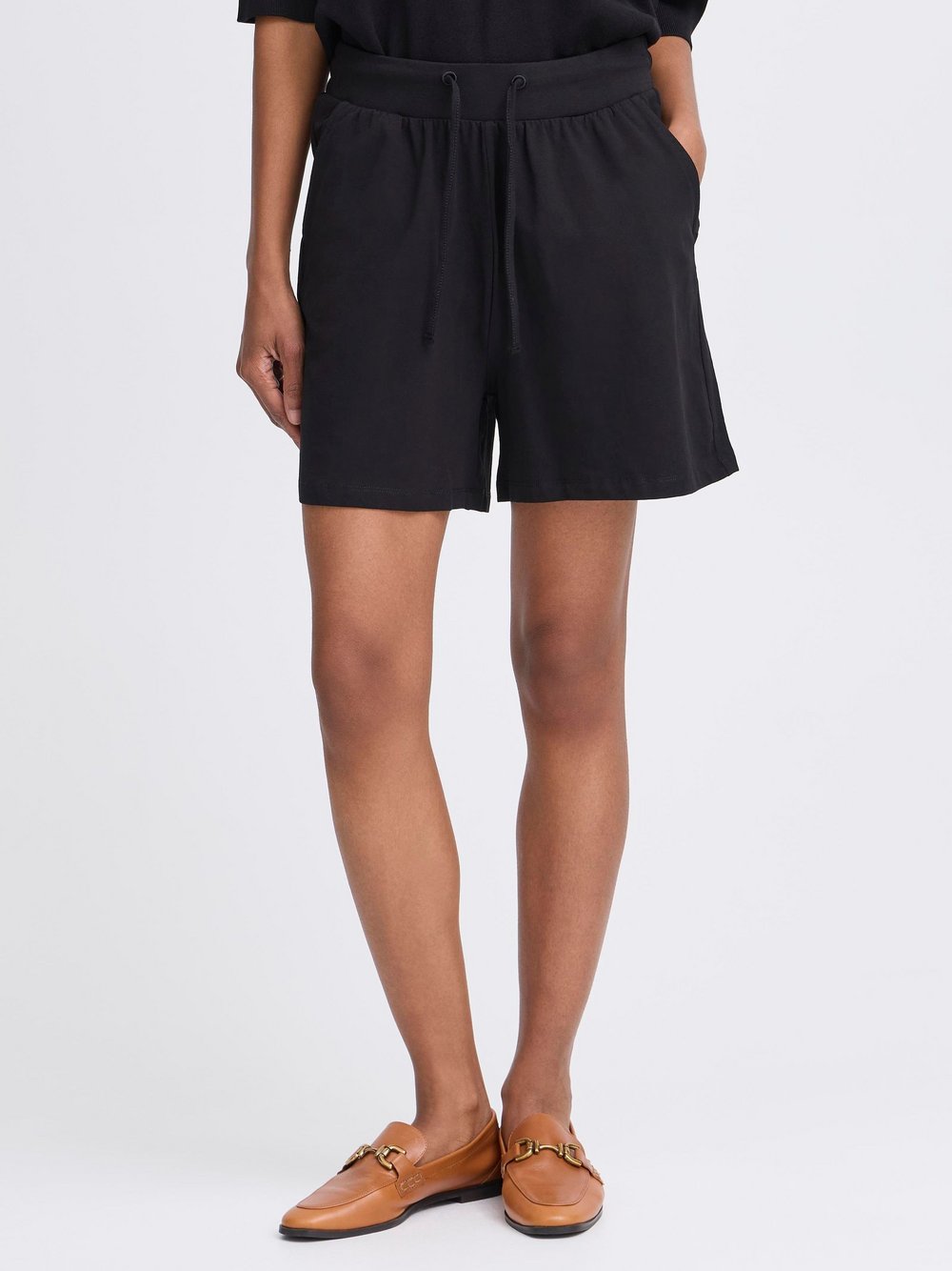 Thumbnail - B.Young Shorts Damen Baumwolle schwarz, XXL