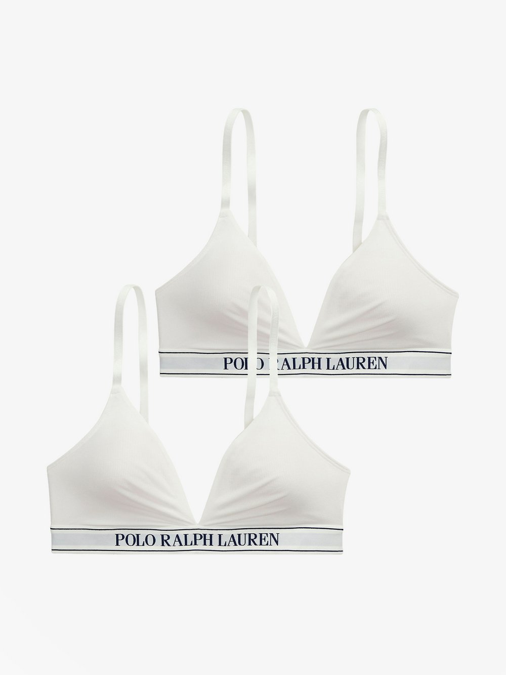 Polo Ralph Lauren Bügelloser BH  Damen Jersey weiß, XXL