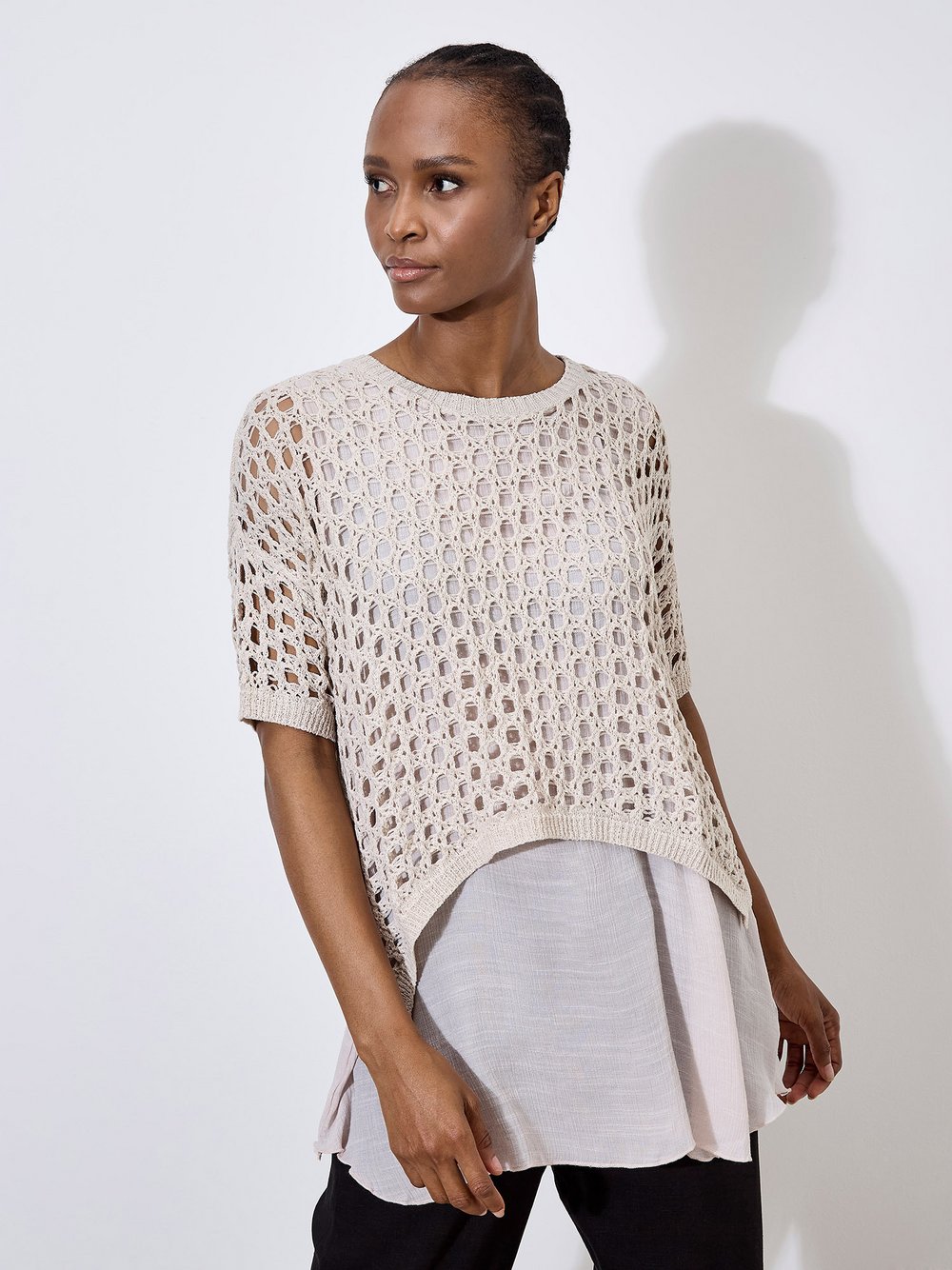Apricot Top Damen beige, 40