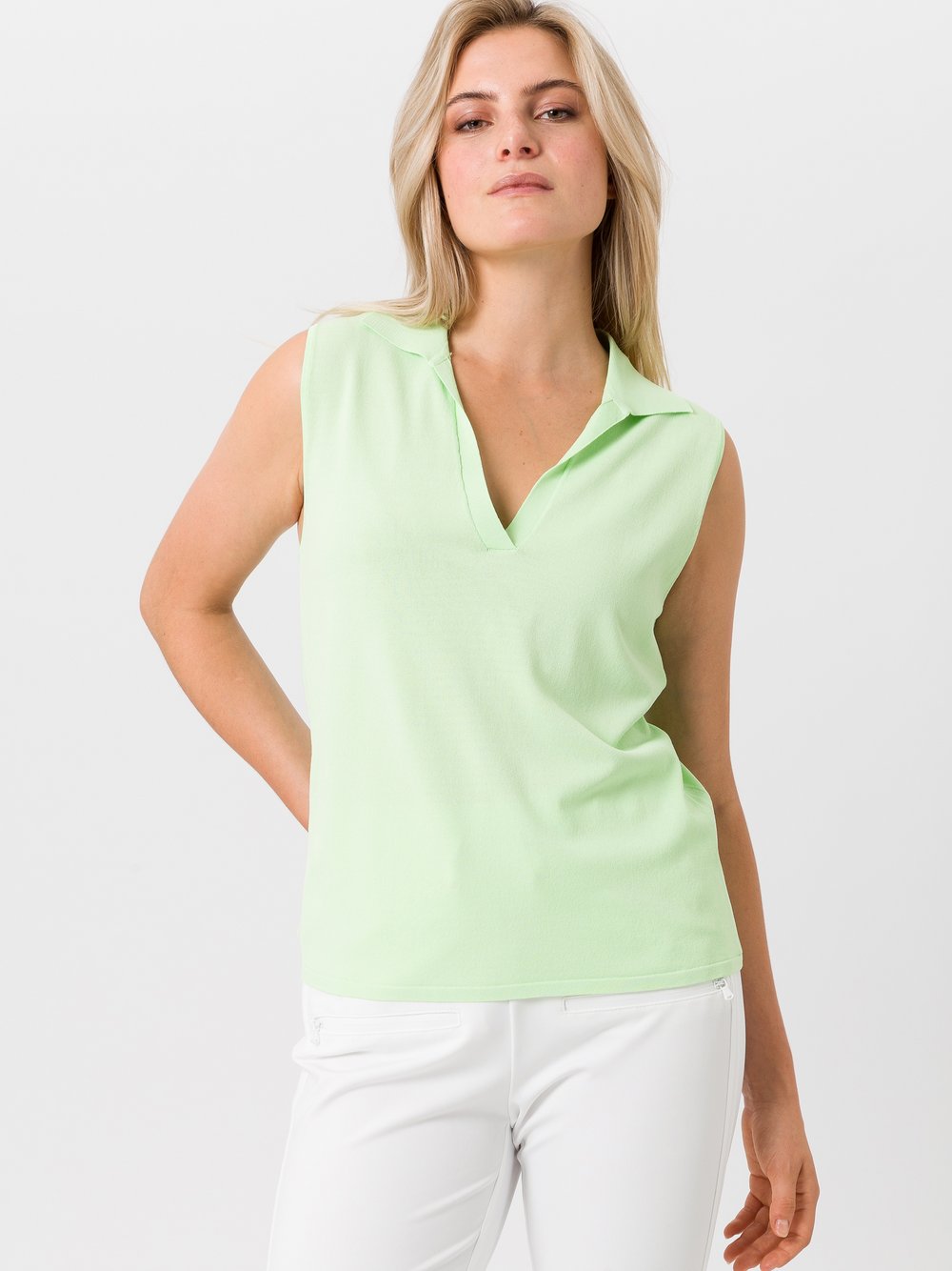 TUZZI Strickshirt Damen Viskose grün, 44