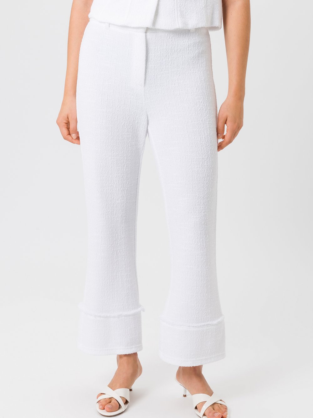 TUZZI Hose Damen Baumwolle weiß, 44